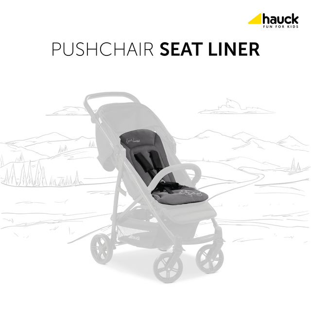 Pushchair Seat Liner  Mickey Mouse Black