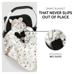 Smart blanket that never slips out of place