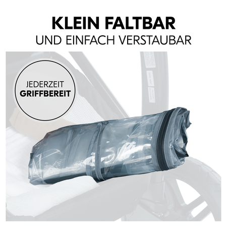 Klein faltbar und einfach verstaubar