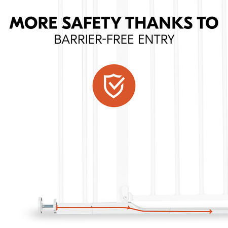 More safety due to barrier-free access