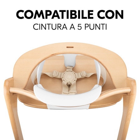 Compatibile con la cintura  a 5 punti