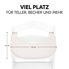 Viel Platz für dein Kind zum Essen und Spielen