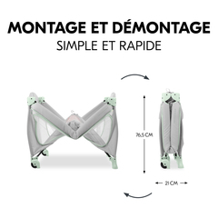 Facile et rapide à monter et à démonter