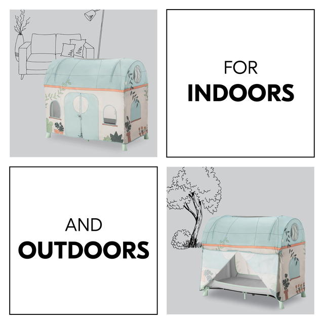 Travel Bed Cover Plants