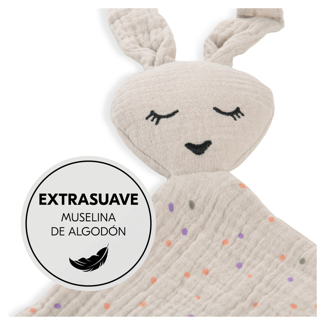 Cuddle N Play Rabbit Beige Dots