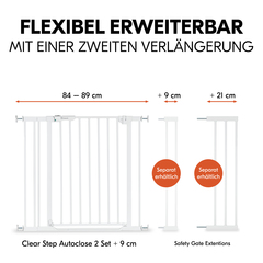 Flexibel erweiterbar dank separater Verlängerungen
