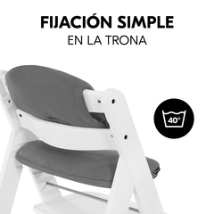 Fácil fijación a la trona