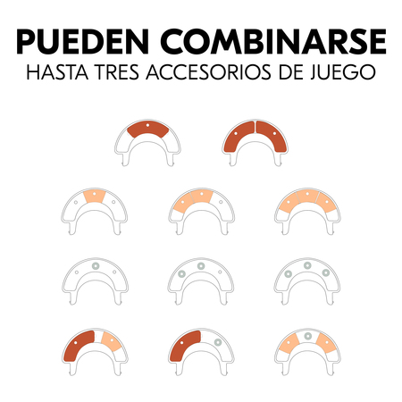 Combinación de hasta tres juegos