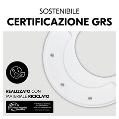 Materiale sostenibile e certificato GRS