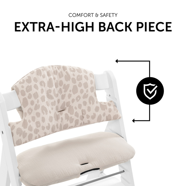 Highchair Pad Select  Muslin Leo Natural