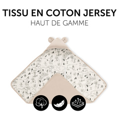 Tissu en coton jersey haut de gamme