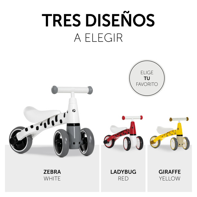1st Ride Three Zebra White