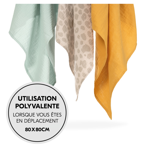Cuddle N Clean 3Set 3 colour mix Honey/Mint/Leo Natural