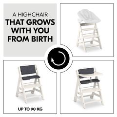 An ergonomic, grow-along highchair for life