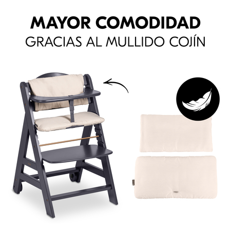 Mayor comodidad gracias a su blando cojín