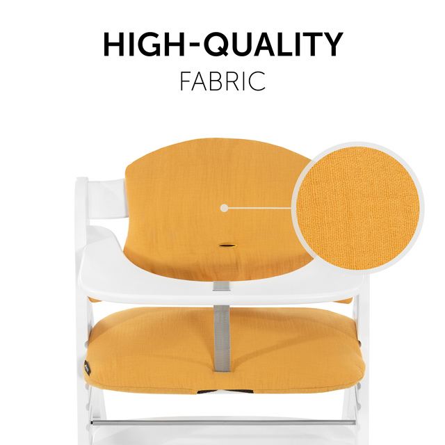Highchair Pad Select  Muslin Honey