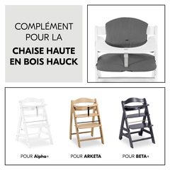 Mise à jour pour chaise haute en bois hauck