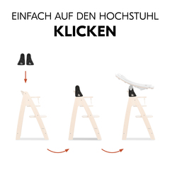 Einfach auf den Hochstuhl draufklicken