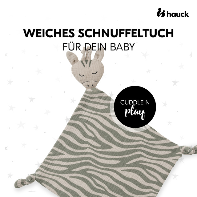 Cuddle N Play Zebra Sage