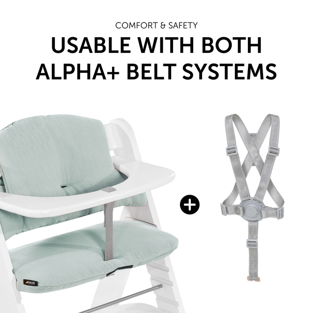 Highchair Pad Select  Muslin Mint