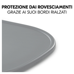 Il bordo rialzato impedisce le fuoriuscite