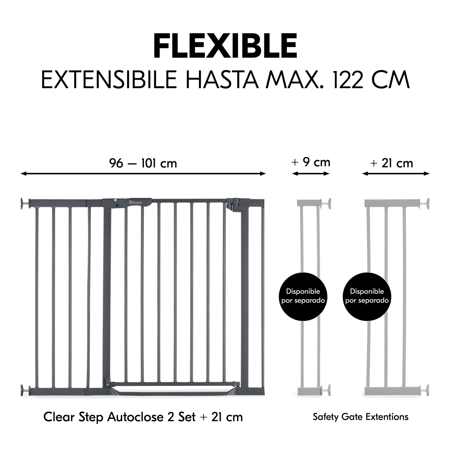 Clear Step Autoclose 2 Set +21 cm