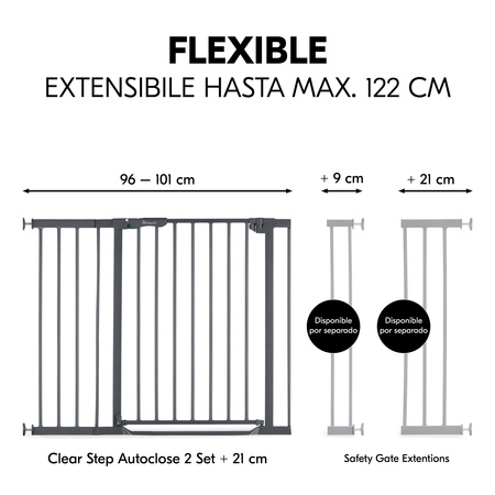 Ampliación posible con extensiones extras