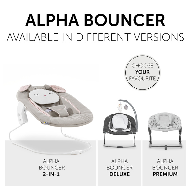 Alpha Bouncer 2 in 1  Powder Bunny Beige Bloom