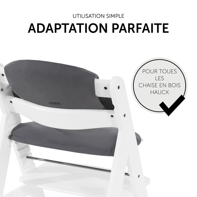 Highchair Pad Select  Mickey Mouse Anthracite