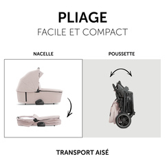 Pliage facile et compact