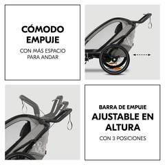 Muy cómodo de empujar