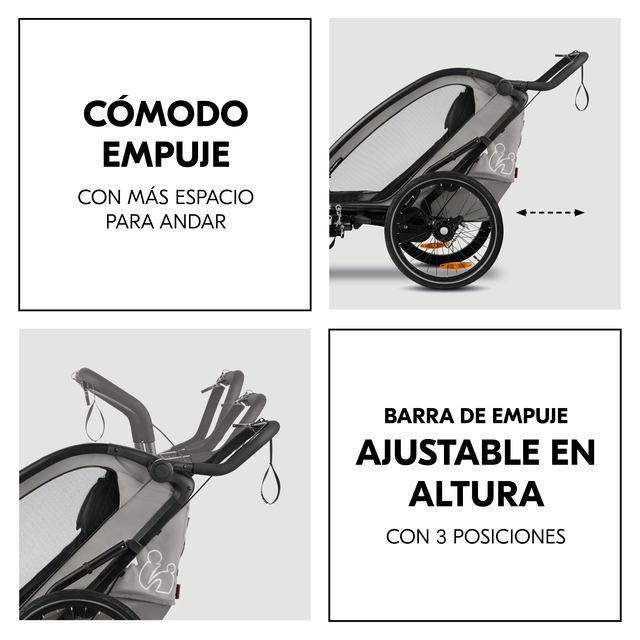 Bike N Walk Duo Light Grey
