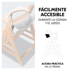 Fácil acceso durante la comida y el juego