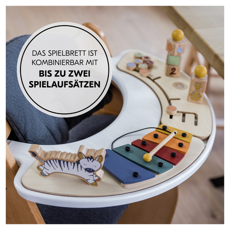 Zwei Spielaufsätze kombinierbar