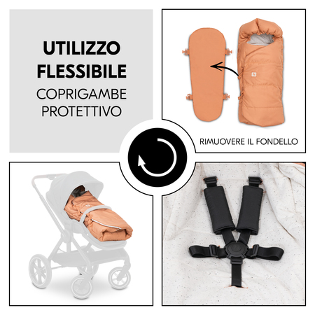 Utilizzabile come sacco da passeggino