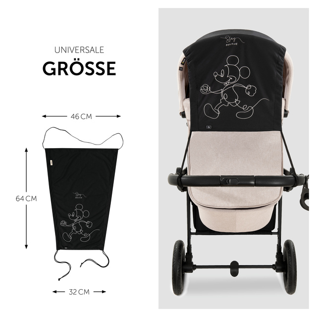 Sunshade  Mickey Mouse Black