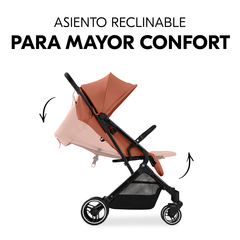 Asiento ajustable y reclinable para mas comodidad