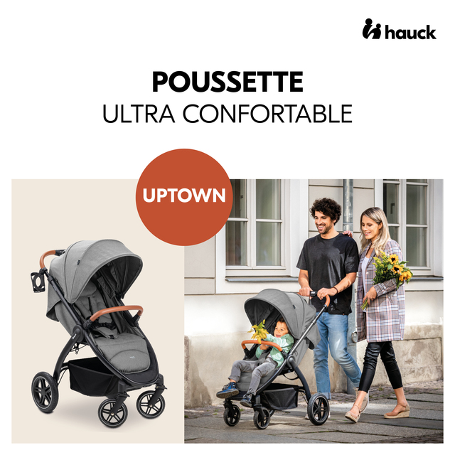 Uptown Black Melange Grey