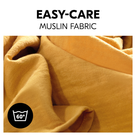 Easy-care muslin fabric