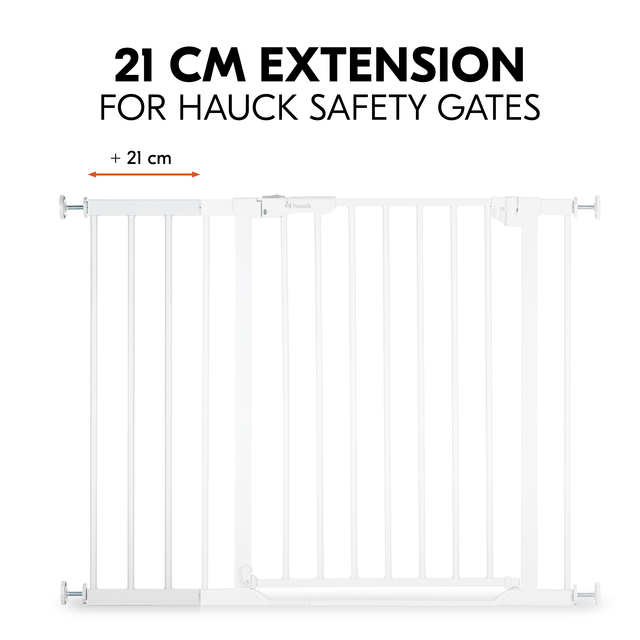Safety Gate Extension 21 cm White