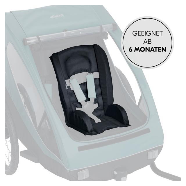 Bike Trailer Comfort Seat Black