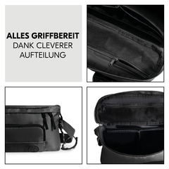 Alles griffbereit dank cleverer Aufteilung