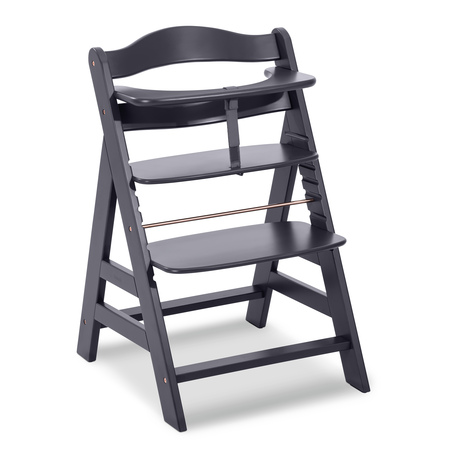 Hauck Alpha+ Wooden Highchair & Bouncer - Grey/Bambi – Bambinosandbeyond