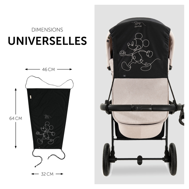 Sunshade  Mickey Mouse Black