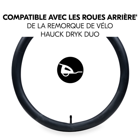 Compatible avec la remorque hauck Dryk Duo