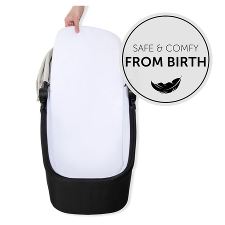 Comfortable carrycot for security from day one