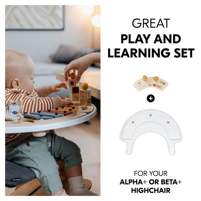 Alpha Play Sorting Set Giraffe White