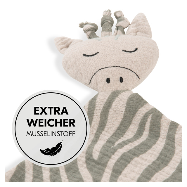 Cuddle N Play Zebra Sage