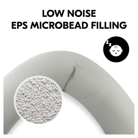 Cuddly, ergonomic EPS microbead filling