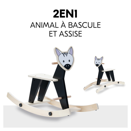 Animal à bascule et siège 2en1